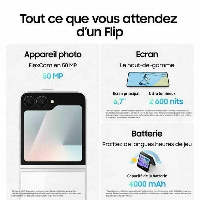 Samsung Galaxy Z Flip7 FE 5G 128 GB Negro Samsung Galaxy Z Flip7 FE 5G 128 GB Negro