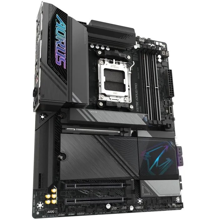 Gigabyte Placa Base X870E AORUS PRO - AM5, PCIe 5.0, DDR5, WiFi 7, USB4 - GIG4719331864866