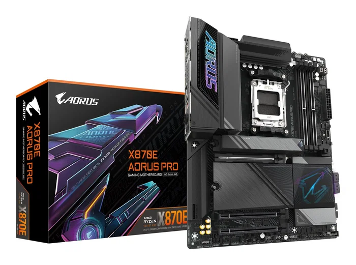 Gigabyte X870E AORUS PRO ATX DDR5 Wi-Fi 7 Gigabyte X870E AORUS PRO ATX DDR5 Wi-Fi 7