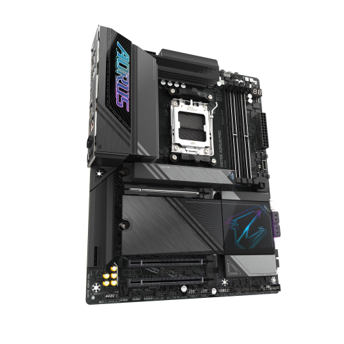 Gigabyte Placa base X870E AORUS PRO (9MX87EPRO-00-10) Socket AM5 AMD Ryzen 9000 Series DDR5 8000MHz Wi-Fi 7 2.5GbE PCIe 5.0 ATX