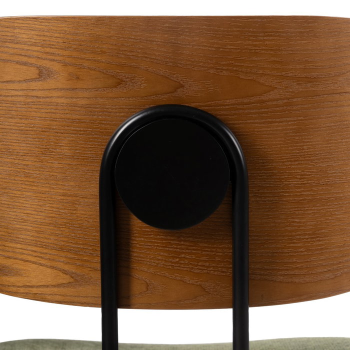 Silla Marrón-Verde Tejido-Metal Salón 48 X 55 X 82,50 cm (Set de 4) Silla Marrón-Verde Tejido-Metal Salón 48 X 55 X 82,50 cm (Set de 4)