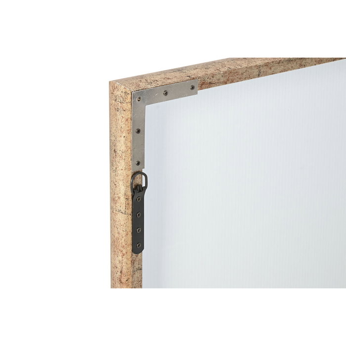 Espejo de pared Home ESPRIT Negro Dorado Vintage Ventana 80 x 4 x 80 cm