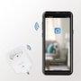 LogiLink WiFi Smart plug con medidor de potencia, compatible con Tuya, CEE 7/3