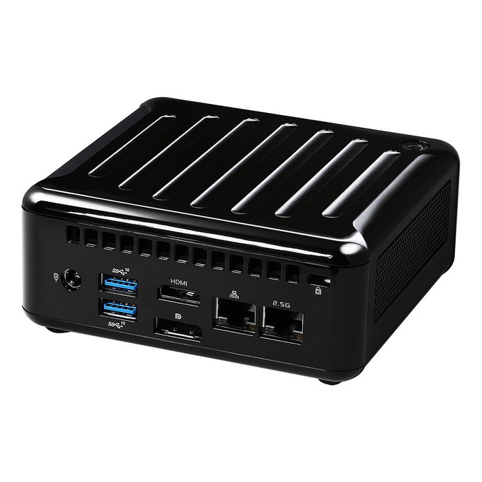 ASRock NUC BOX-1165G7 Barebone PC (NUC-Box-1165G7) - Intel Core i7-1165G7, 0.6 l, HDMI, USB-C, 2xLAN, DDR4, M.2, SATA, 90 W - Retail