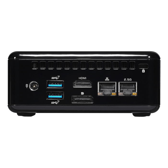 ASRock NUC BOX-1165G7 Barebone PC (NUC-Box-1165G7) - Intel Core i7-1165G7, 0.6 l, HDMI, USB-C, 2xLAN, DDR4, M.2, SATA, 90 W - Retail