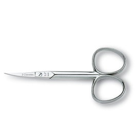 Tres Claveles Tijera Cutícula Curva 3.5" Acero Carbono Forjado en Caliente 9 cm D 3C