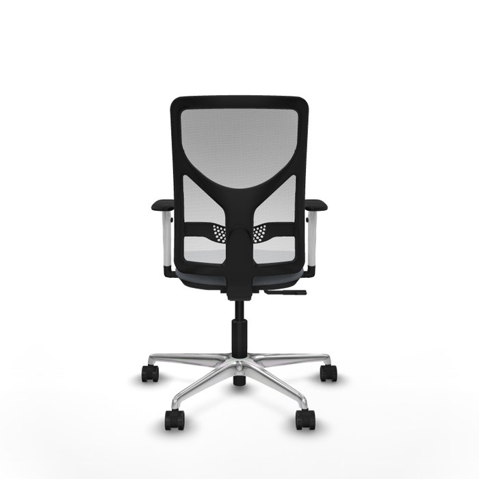 PIQUERAS Y CRESPO Silla de oficina Motilla Gris y Blanco con Mecanismo Sincro PIQUERAS Y CRESPO Silla de oficina Motilla Gris y Blanco con Mecanismo Sincro