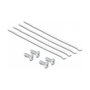 DeLOCK Patchpanel 8 puertos Cat.6A 10 pulg. gris