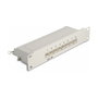 DeLOCK Patchpanel 8 puertos Cat.6A 10 pulg. gris