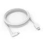 Compulocks 6FTC90DLT01 Cable de Conector Lightning a USB-C, 1.8m, Angular, Blanco, para iPhone