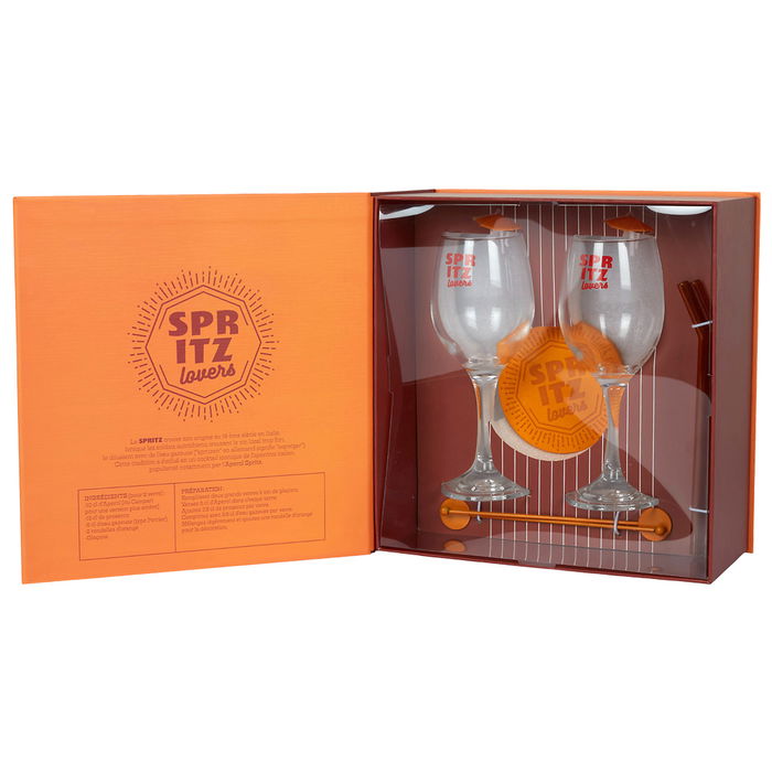 Cook Concept Caja-Libro 10 Piezas Spritz Dolce Vita Vidrio/Cristal Máquina