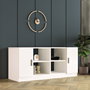 Hanah Home Vo10-W Juego de Muebles de Oficina Blanco Tablero de Partículas Recubierto de Melamina