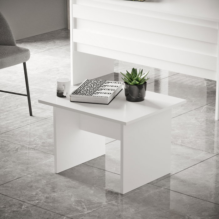 Hanah Home Vo10-W Juego de Muebles de Oficina Blanco Tablero de Partículas Recubierto de Melamina