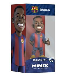 Minix Figura FC Barcelona Ansu Fati 12 cm - Figura de Colección Oficial con Licencia, Modelo MN13067, para Adultos y Niños