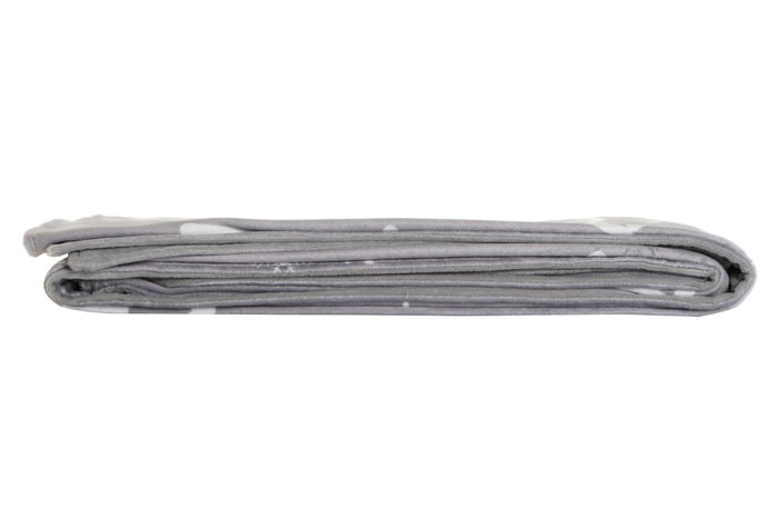 DKD Home Decor Manta de Poliéster y Algodón Gris 130x170x1 cm