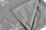 DKD Home Decor Manta de Poliéster y Algodón Gris 130x170x1 cm