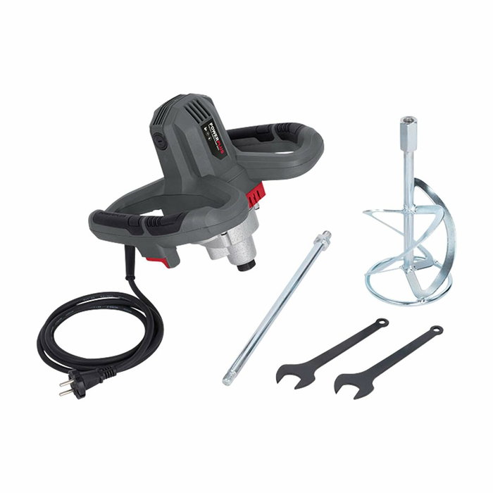 Powerplus Mezclador de concreto / pintura 1200 W con agitador de 120 mm
