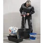 POWERPLUS Mezclador de concreto y pintura POWE80070, 1200 W con agitador de 120 mm