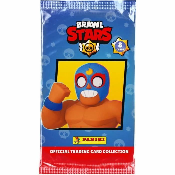 Panini Pack de inicio Brawl Stars TC - Carpeta + 2 fundas + 1 carta de edición limitada + 16 cartas