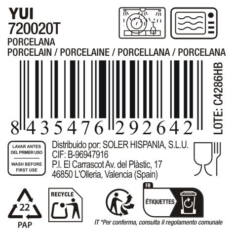 La Mediterranea Fuente Redonda Japo YUI ø20cm