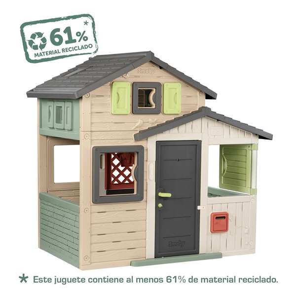Smoby Casa de Juegos Evo Friends House S.Life 162x164 cm
