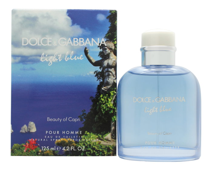 Dolce & Gabbana Light Blue Pour Homme Beauty of Capri Eau de Toilette 125ml Vaporizador Dolce & Gabbana Light Blue Pour Homme Beauty of Capri Eau de Toilette 125ml Vaporizador