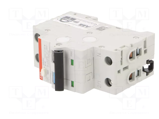 ABB DS201A-B16/0.01 RCBO 16A 10mA 230VAC ABB DS201A-B16/0.01 RCBO 16A 10mA 230VAC