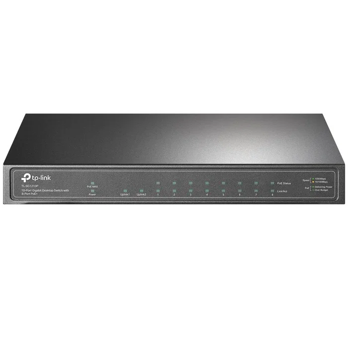 TP-Link TL-SG1210P Switch No Administrado Gigabit Ethernet con PoE Gris TP-Link TL-SG1210P Switch No Administrado Gigabit Ethernet con PoE Gris