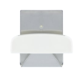 ORYX Colgador Percha Adhesivo de Acero Inoxidable Metalizado y Blanco