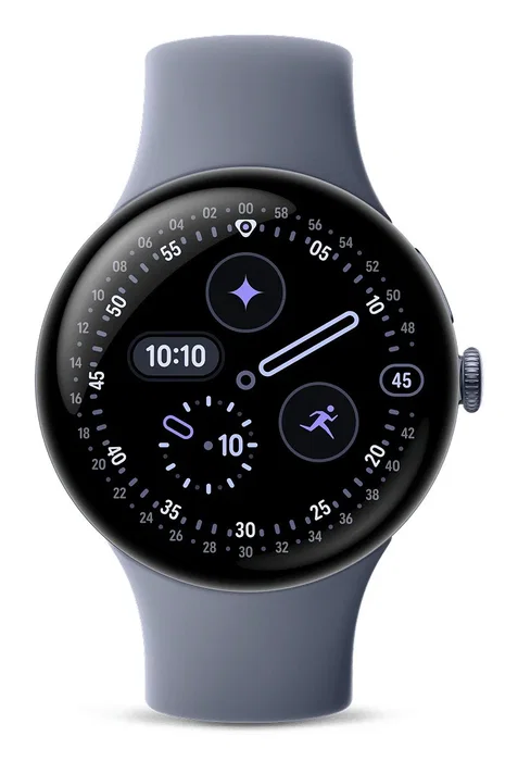 Google Pixel Watch 4 Reloj Inteligente 45 mm Azul Aluminio con Banda Activa Fluoroelastómero AMOLED Pantalla Táctil 32 GB Wifi GPS Resistente al Agua IP68