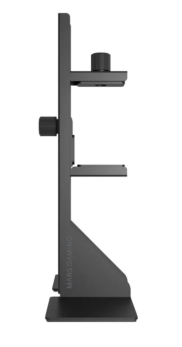 Mars Gaming MCA-GCBPRO Soporte para Tarjeta Gráfica Anti-Sag, Estructura Acero, Base Magnética, Compatibilidad Universal, Color Negro