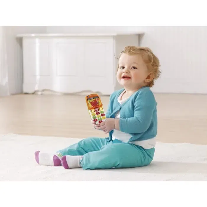 Vtech Baby Smartphone Bilingüe para Bebés, Juguete Interactivo con Luces y Sonidos en Francés e Inglés, Desde 6 Meses Vtech Baby Smartphone Bilingüe para Bebés, Juguete Interactivo con Luces y Sonidos en Francés e Inglés, Desde 6 Meses