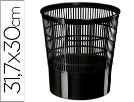 Cep Papelera Ecoline de Plástico, Rejilla Negra, 16 Litros, 30x30x31,7 cm