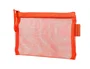 Liderpapel Bolsa zipper bag de poliéster transpirable multiusos DIN A6 para documentos, papelería, cosméticos y cables, color naranja