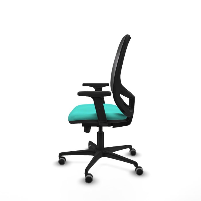 PIQUERAS Y CRESPO Silla de oficina Cilanco Turquesa y Negro