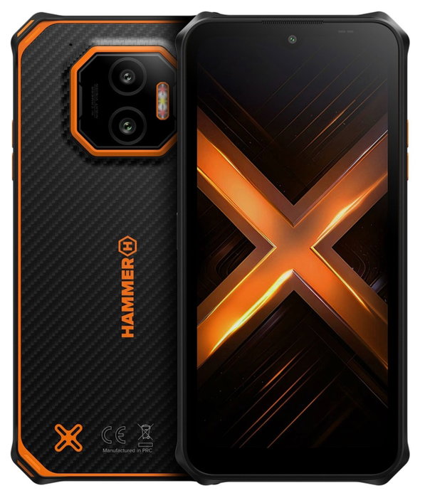 Hammer Energy X2 5G 6/128 GB Negro, Naranja Hammer Energy X2 5G 6/128 GB Negro, Naranja