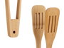 Kinvara Pinza Bambú Cocina Palas 30.5 x 5 x 5.5 cm Marrón (Set de 24)