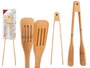 Kinvara Pinza Bambú Cocina Palas 30.5 x 5 x 5.5 cm Marrón (Set de 24)