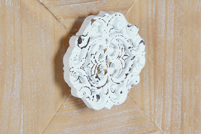 DKD Home Decor Consola Arabe Blanco 120 x 35 x 90 cm