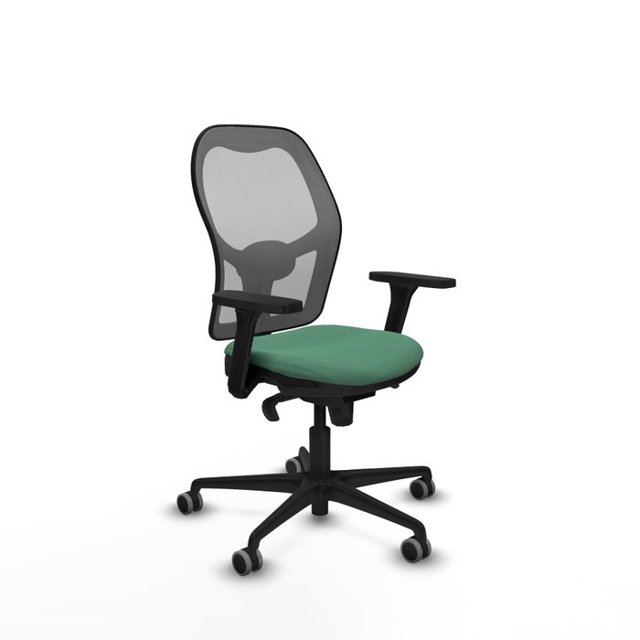 PIQUERAS Y CRESPO Silla de oficina Jorquera Verde Esmeralda y Gris PIQUERAS Y CRESPO Silla de oficina Jorquera Verde Esmeralda y Gris