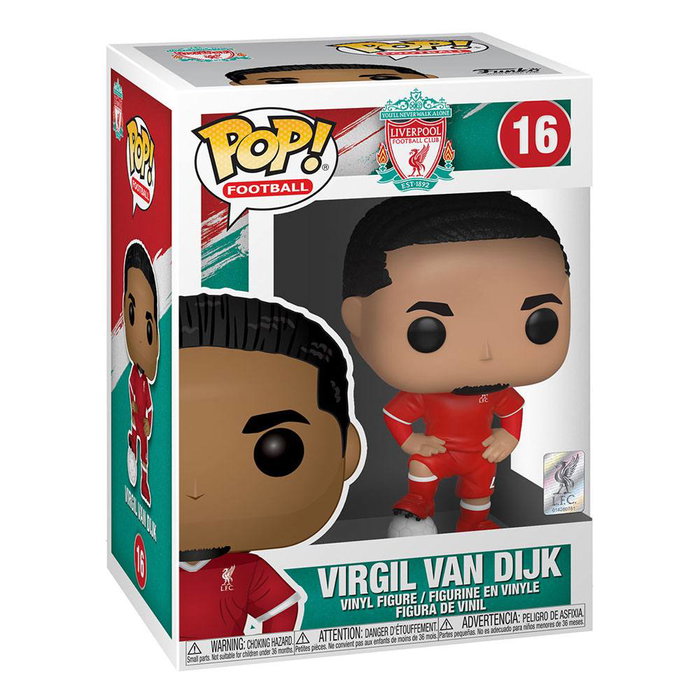 Funko POP! Liverpool F.C. Virgil van Dijk Figura de Vinilo 9 cm
