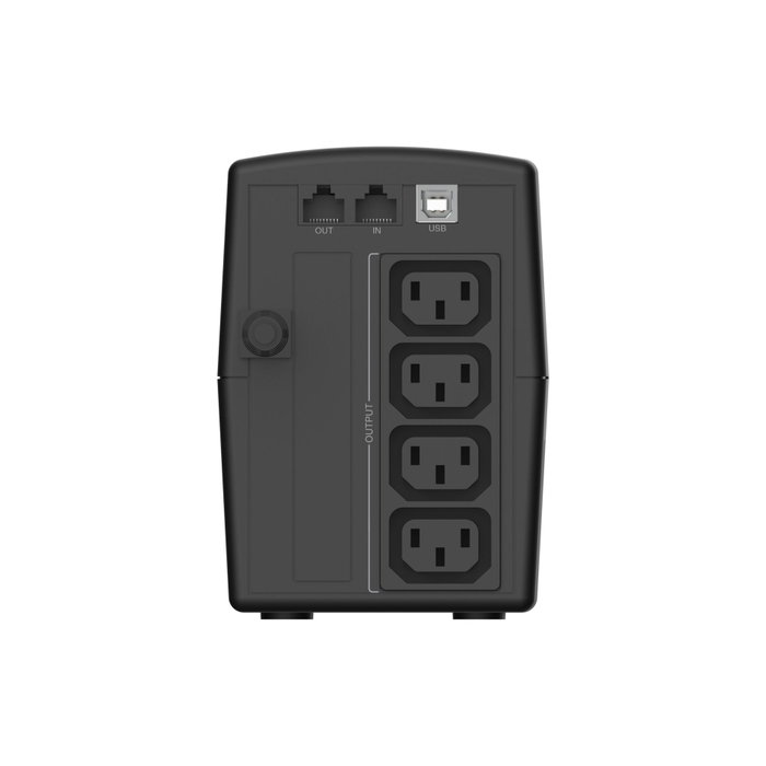 Conceptronic ZEUS07E 1000VA/600W UPS con 4 salidas IEC C13 y protección LAN/USB