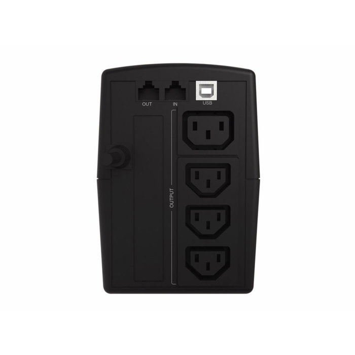 Conceptronic ZEUS07E 1000VA/600W UPS con 4 salidas IEC C13 y protección LAN/USB