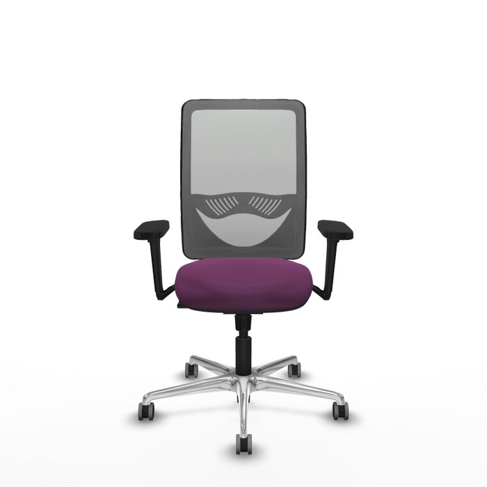 PIQUERAS Y CRESPO Silla de oficina Zulema con mecanismo Sincro, Morado y Gris PIQUERAS Y CRESPO Silla de oficina Zulema con mecanismo Sincro, Morado y Gris