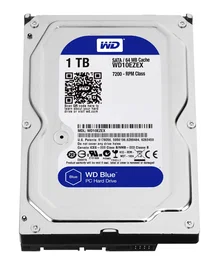 Western Digital Blue Disco Duro Interno 1 TB 7200 RPM 64 MB Caché 3.5″ SATA III