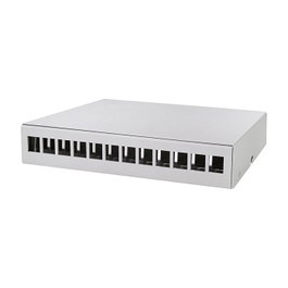LogiLink NP0094 Caja de consolidación de 12 puertos gris