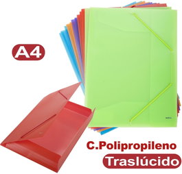 GRAFOPLAS Carpeta A4 Kathay con Gomas y Solapas Surtida