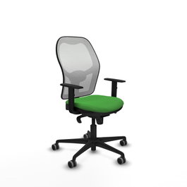 PIQUERAS Y CRESPO Silla de oficina Jorquera Verde y Blanco