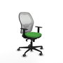 PIQUERAS Y CRESPO Silla de oficina Jorquera Verde y Blanco