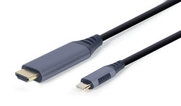 Gembird Cable Adaptador USB Tipo C a HDMI 1,8m Gris Espacial
